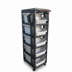 Multi-Tier Organizer Gray 5 Tier