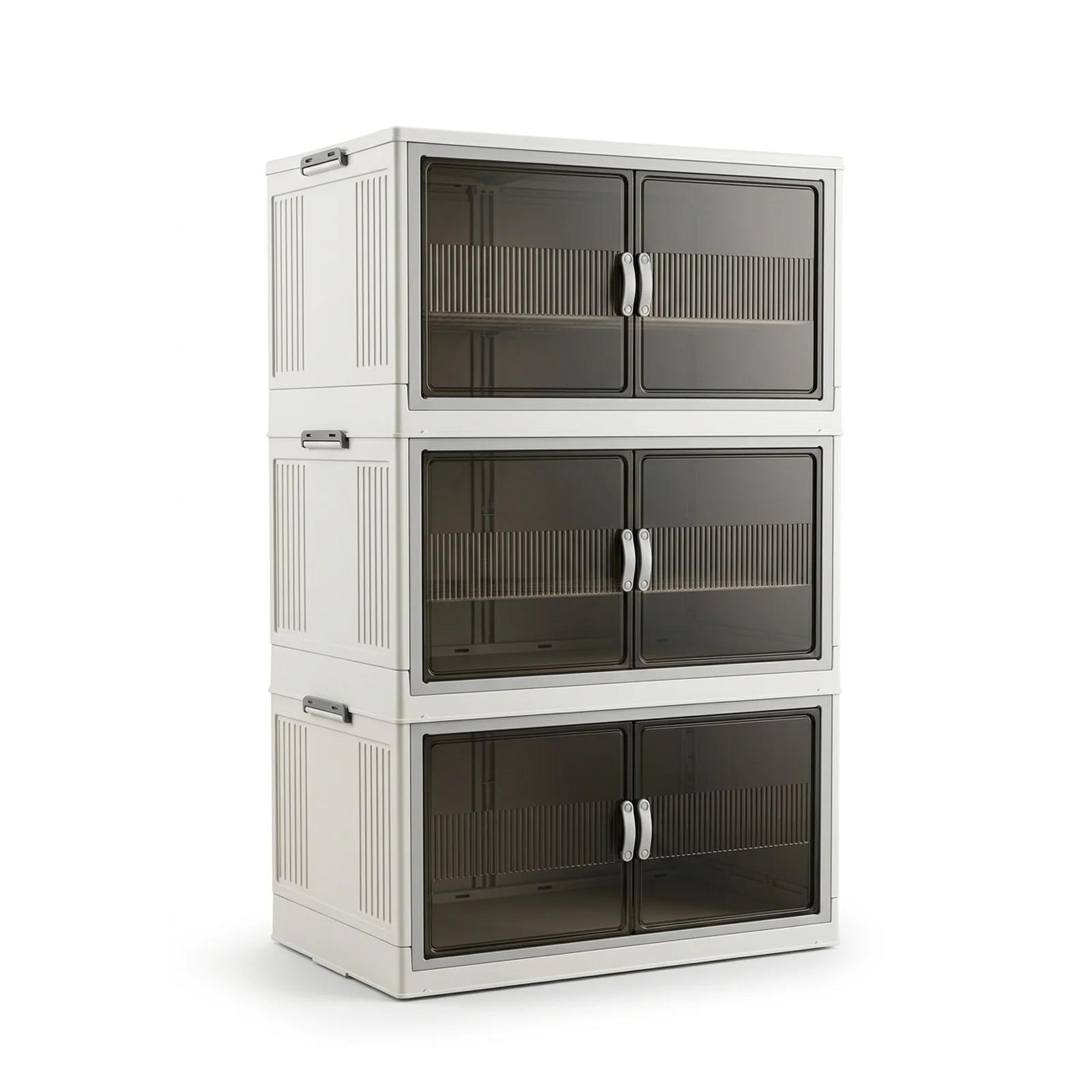 jumbo-smart-3-tier-smoke-empty-angle Jumbo Smart 3-Tier Cabinet - Image 1